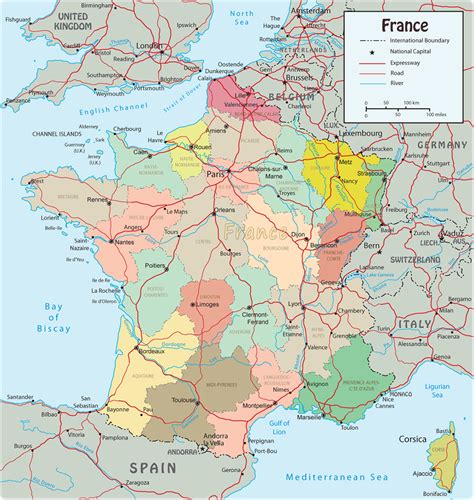 Map of France