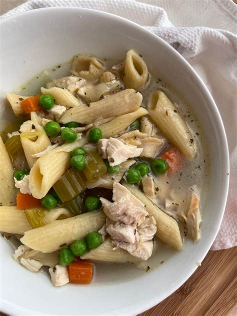 Low Sodium Chicken Noodle Soup - A One Pot Wonder - The Heart Dietitian