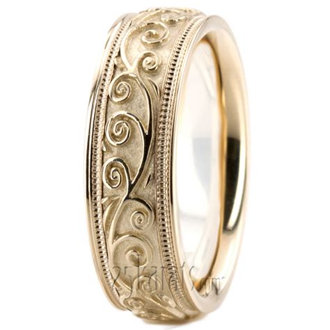 Elegant Antique Wedding Band - HC100302 - 14K Gold