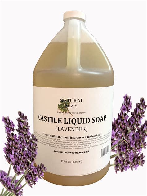 Castile Soap – Lavender 128 Oz. Gallon - Natural Way Organics