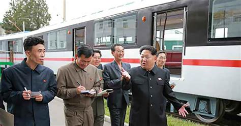 Kim Jong Un inspects North Korean metro trainset | News | Railway ...