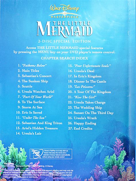 Walt Disney Inlays - The Little Mermaid (Special Edition) - Walt Disney ...