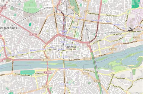 Orléans Map France Latitude & Longitude: Free Maps