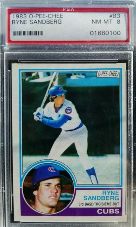 Ryne Sandberg Rookie Card Checklist