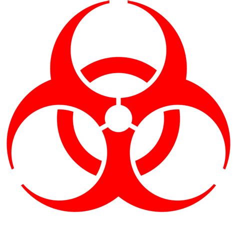 File:Biohazard symbol (red).svg - Wikimedia Commons