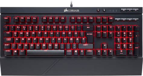 Corsair K66 Mechanical Gaming Keyboard Cherry MX Red (QWERTZ - German Layout): Amazon.co.uk ...