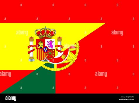 Spain and portugal flag hi-res stock photography and images - Alamy