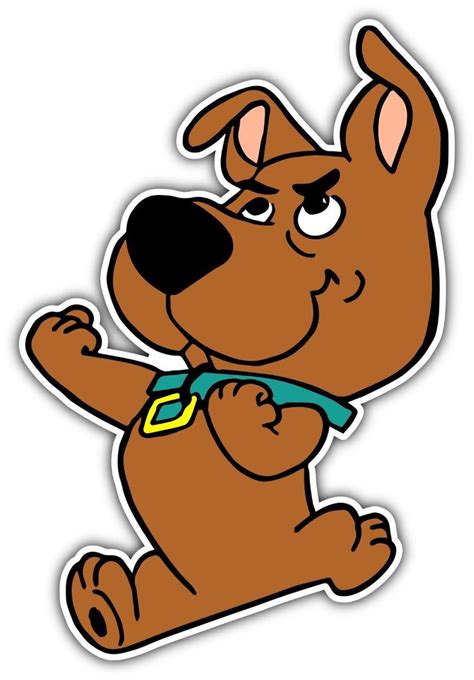 $2.99 - Scrappy-Doo Scooby-Doo Puppy Dog Cartoon Car Bumper Vinyl ...