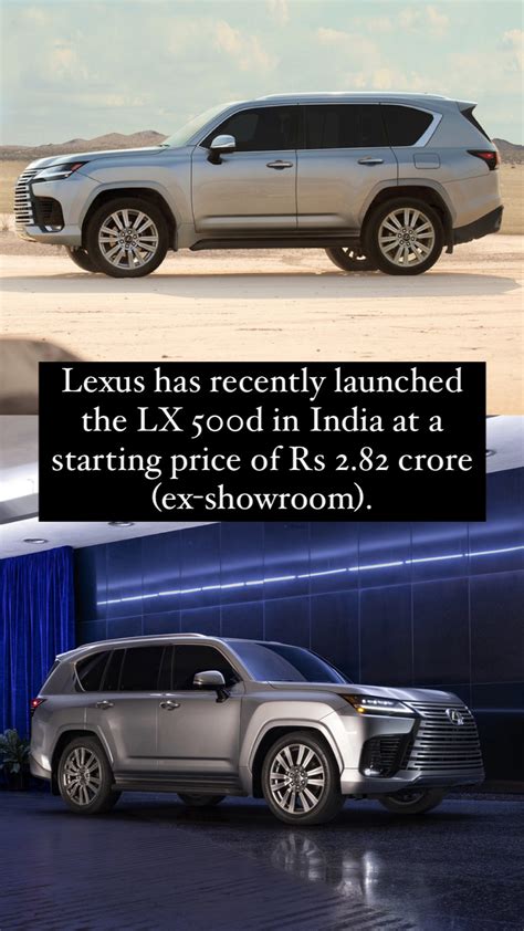 2023 Lexus LX 500d: All you need to know - auto News | The Financial Express