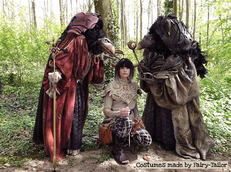 Skeksis and Jen the gelfling at Elfia. Costumes made by Fairy-Tailor ...