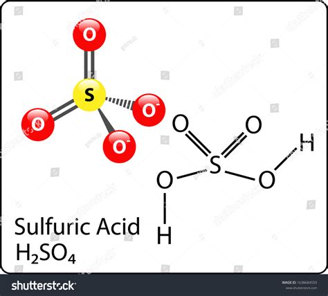 Sulfate Ion Molecule Structure Diagram Stock Vector (Royalty Free) 1638684559