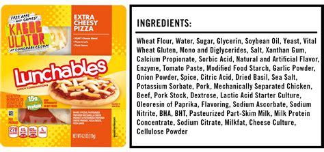 Lunchables Nutrition Facts - Nutrition Ftempo