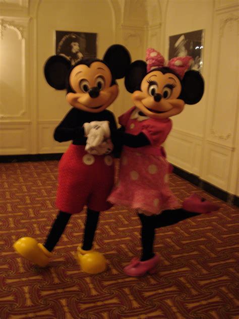 Mickey & Minnie Mouse in their traditional Mickey Mouse Clubhouse outfits | Mickey mouse ...