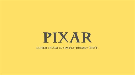 Pixar Font Generator - emsekflol.com