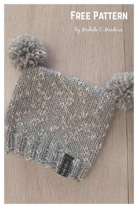 10+ Double Pom Pom Hat Free Knitting Patterns - Page 2 of 3