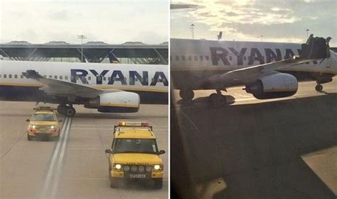 Ryanair planes crash at Stansted airport causes THREE HOUR delay and ...