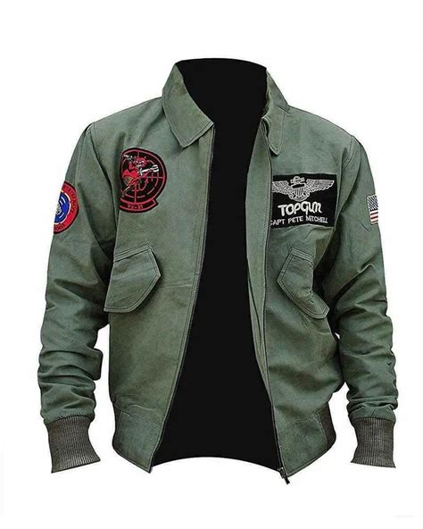 Top Gun 2 Maverick Jacket | Tom Cruise Green MA-1 Flight Jacket