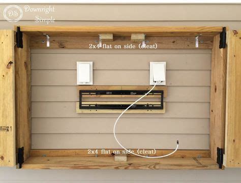 diy outdoor tv cabinet plans - Irene Churchill