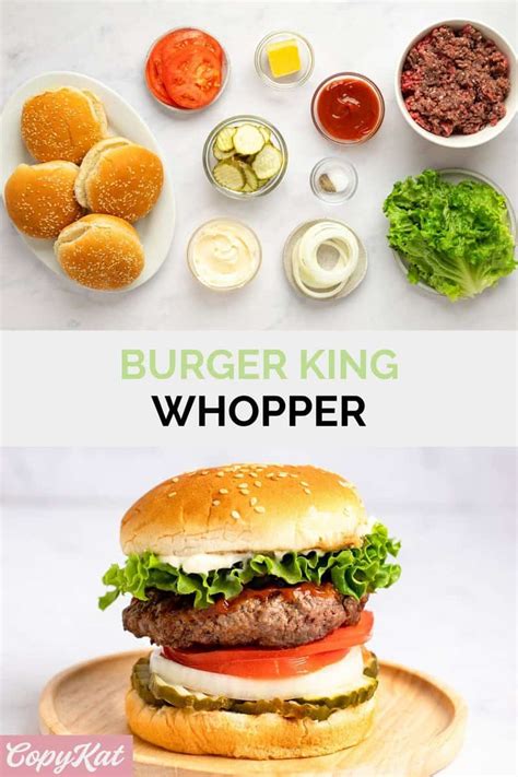 Easy Copycat Burger King Whopper Recipe - CopyKat Recipes