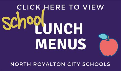 Lunch Menus | North Royalton City Schools