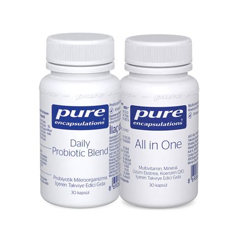 Pure Encapsulations All in One Multivitamin + Probiyotik Seti | Vitaminler