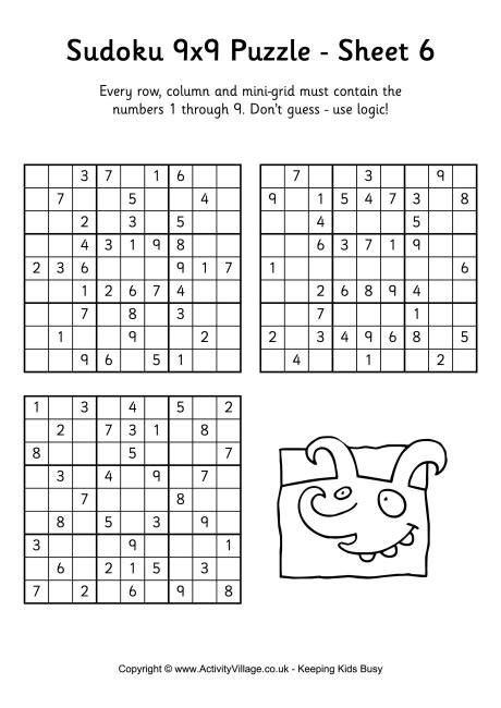 Sudoku 9x9 Puzzle 6