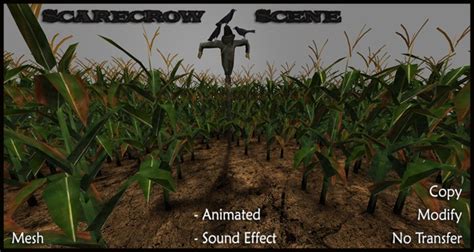 Second Life Marketplace - .::TIME TRAVELER::. Scarecrow Scene ...