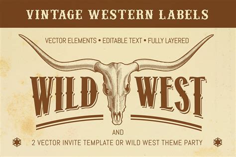 Wild West Design Collection | Branding & Logo Templates ~ Creative Market