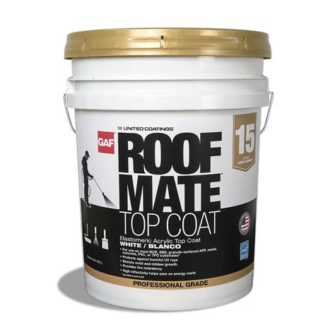 GAF United Coatings 5-Gallon Acrylic Reflective Roof Coating (15-Year Limited Warranty) at Lowes.com