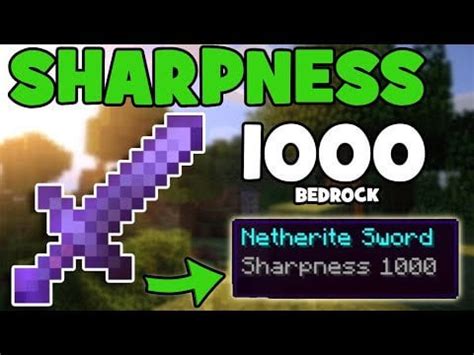 How to Get a Sharpness 1000 Sword In Minecraft Bedrock | Bedrock Command Block Tutorial : r ...