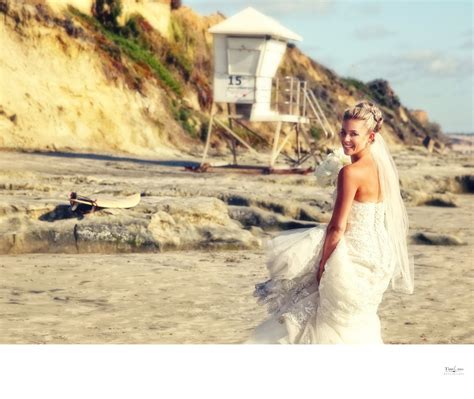 Bride Del Mar Beach Wedding Photography