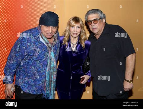 Steven Van Zandt, Maureen Van Zandt & Vincent Pastore attending The Sopranos 20th Anniversary ...