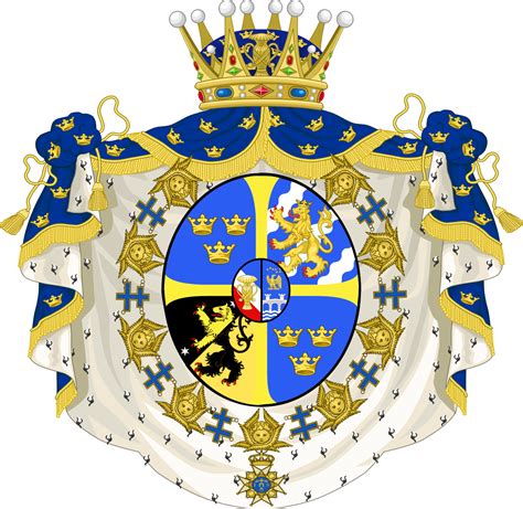 Coat of arms of Victoria, Crown Princess of Sweden | Coat of arms, Princess victoria of sweden ...