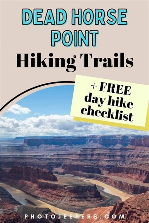 Dead Horse Point State Park Hiking Trails - PhotoJeepers