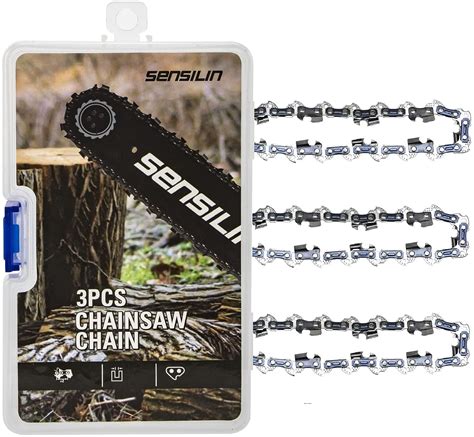 SENSILIN 18 Inch Chainsaw Chain 68 Drive Links Replacement for Stihl MS250 Chain, Stihl Chainsaw ...