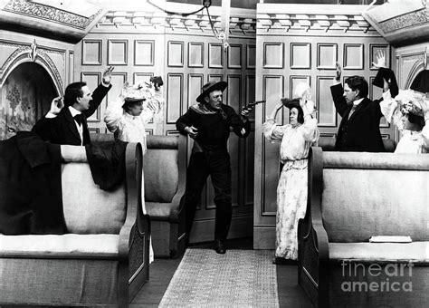 Silent Movie Train Robbery Scene Photograph by Sad Hill - Bizarre Los ...