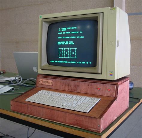 Apple I Replica with Apple II Monitor | Applefritter