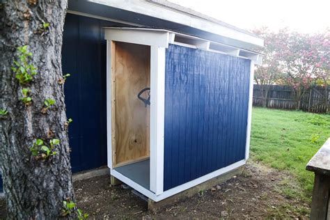 DIY Lawn Mower Shed // Quick and Easy DIY - Love & Renovations