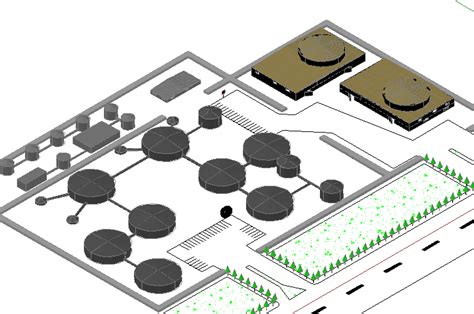 Biofuel plant 3 D plan detail dwg file - Cadbull