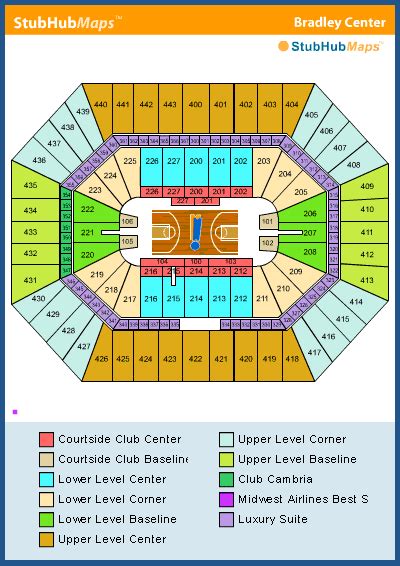 BMO Harris Bradley Center Seating Chart, Pictures, Directions, and ...