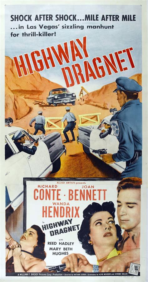 Highway Dragnet Movie Posters From Movie Poster Shop