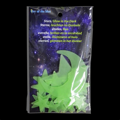 Glow in the Dark 24 Pack of Stars - Glowtopia