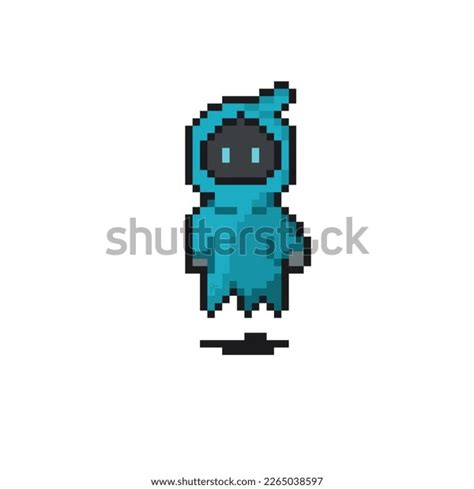 Pixel Art Blue Character Game Fantasy Stock Illustration 2265038597 | Shutterstock