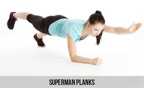 Superman Planks | Plank workout, Superman plank, Toning workouts