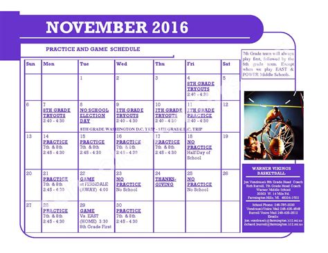 2016 - 2017 District Calendar | Farmington Public School District – Farmington, MI