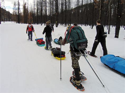 Making a Gear Sled for Snow Camping — Backpacking Technology