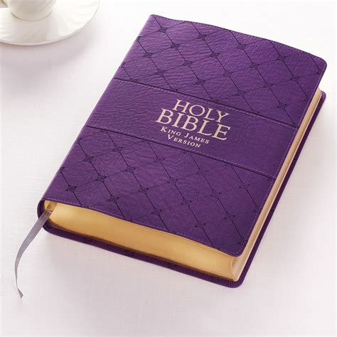 PrevNext HOLY BIBLE: KJV SUPER GIANT PRINT IN PURPLE | Holy bible, Bible, Large print bible