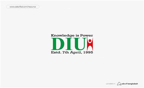 DIU - Dhaka International University Vector Logo (ai or eps or png) - Ads of Bangladesh