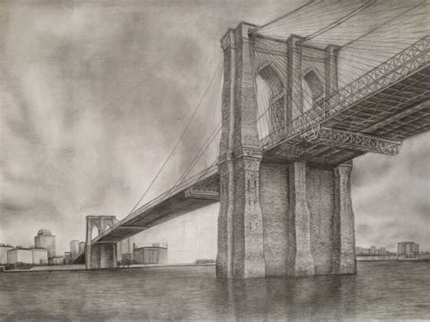 Brooklyn Bridge Drawing at GetDrawings | Free download