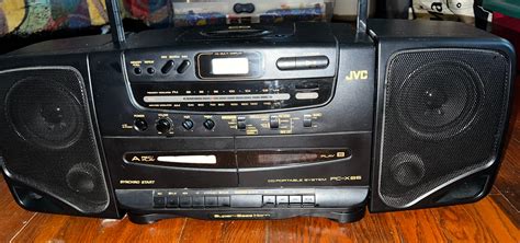 Vintage JVC Boombox. 1990’s Jvc PC - X95 CD, Tape Deck Boombox. Super Bass Boombox With ...